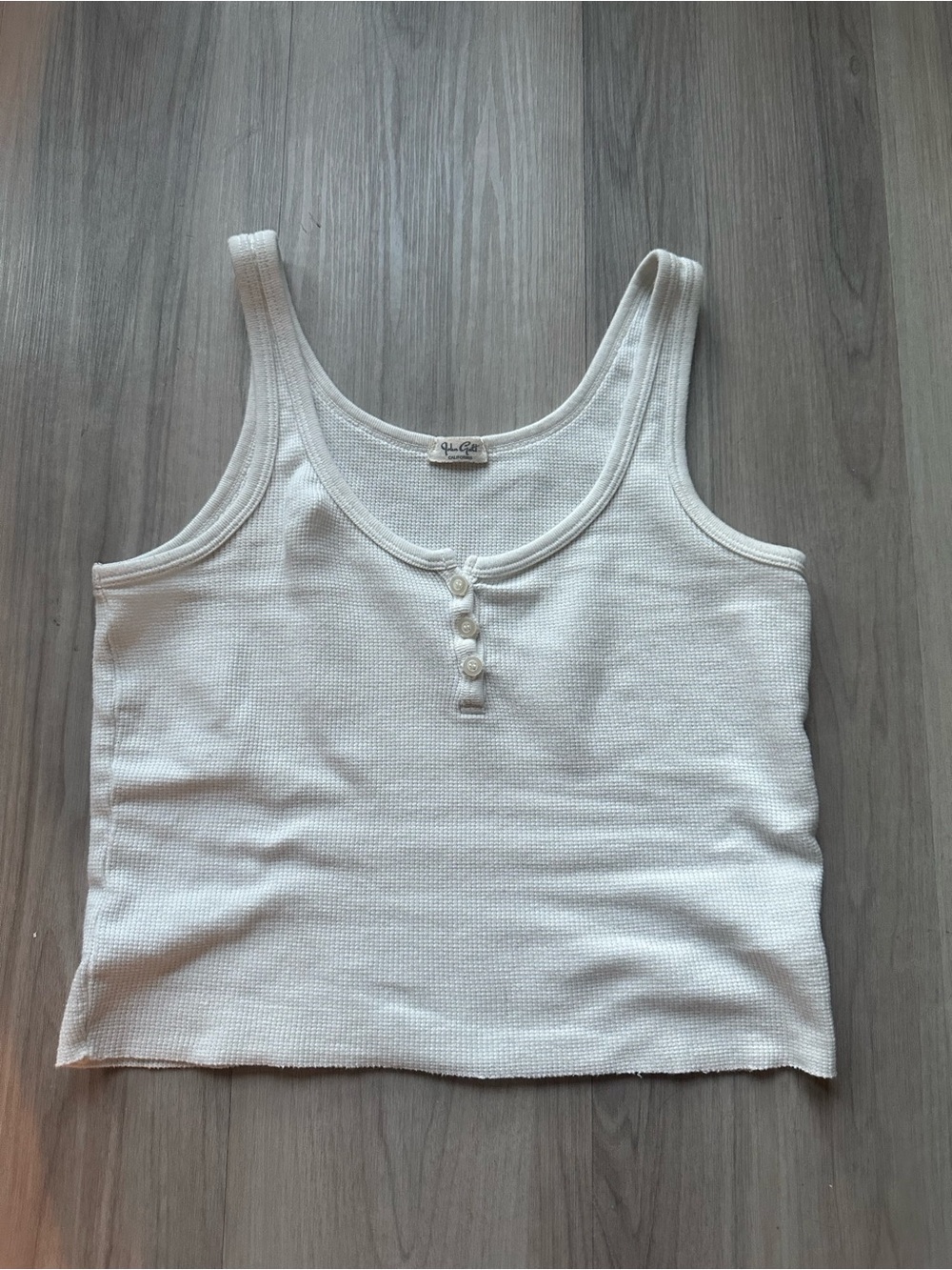JOHN GALT Brandy Melville White Crop Tank Top extra small
